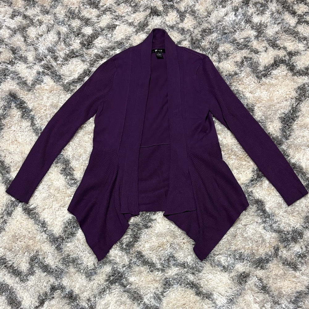 89th & Madison Deep Purple Women's Cardigan